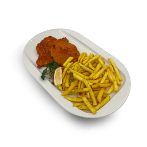Schweinsschnitzel paniert